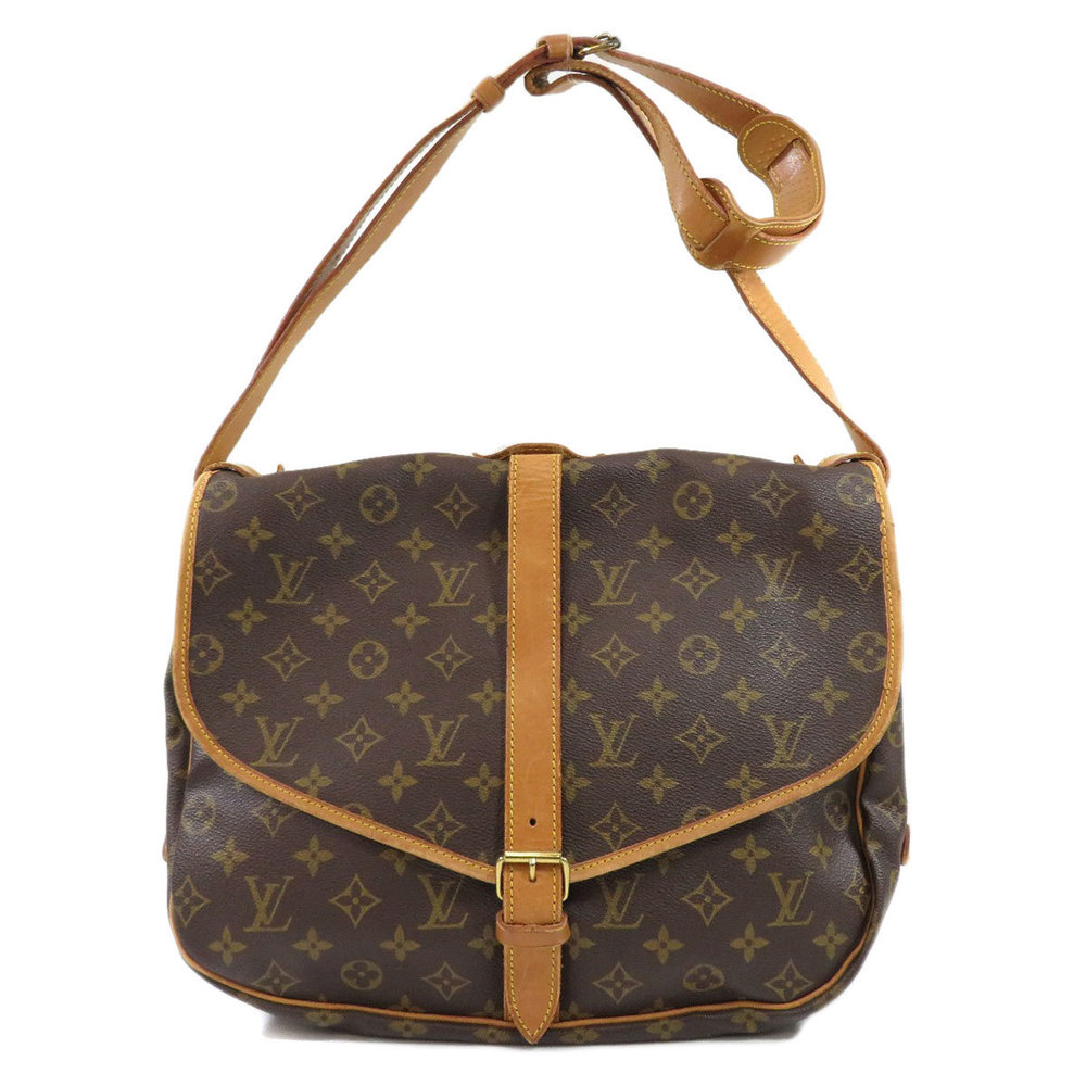 Louis Vuitton Saumur L Monogram Shoulder Bag Monogram Canvas